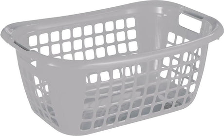 Sunware basic panier à linge bas gris 55x38x22,5cm