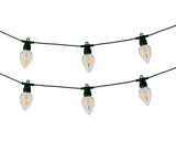 Lumineo lampe de fête led effet flamme de feu l350cm