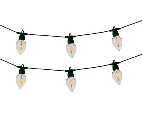 Lumineo lampe de fête led effet flamme de feu l350cm