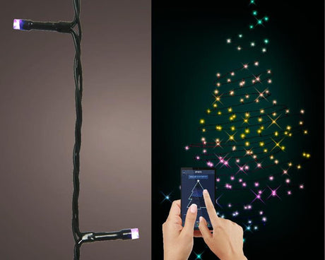 Contrôle par application des lumières de Noël Lumineo 200 LED