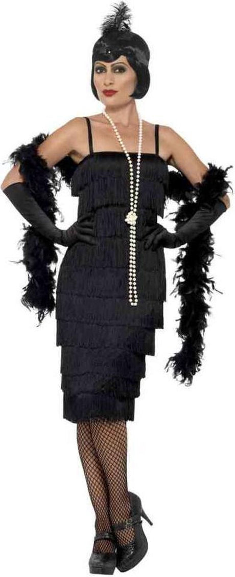 Smiffys - costume de garçonne - xl - noir
