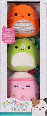 Peluche peluche Jazwares squishmallows - micromallows mony, tristan, victoria - 3 pcs.