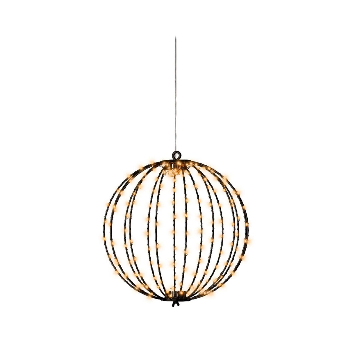 Ampoule Lumineo 192LED métal avec minuteur ø28cm
