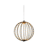 Ampoule Lumineo 192LED métal avec minuteur ø28cm