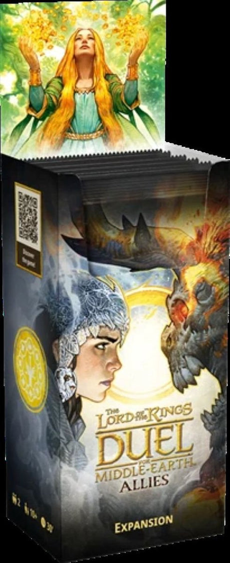 Jeu de société Asmodee, extension du seigneur des anneaux, aventure des alliés.