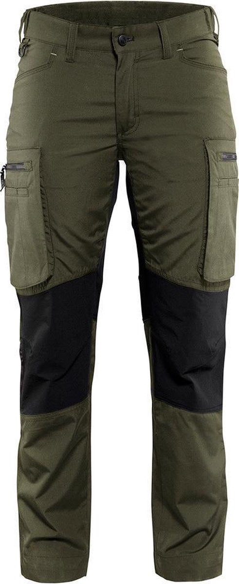 Blåkläder blaklader pantalon de travail de service pour femme stretch 7159-1845 - femme - noir armée - 42