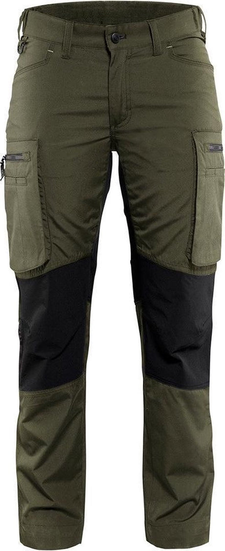 Blåkläder blaklader pantalon de travail de service pour femme stretch 7159-1845 - femme - noir armée - 42