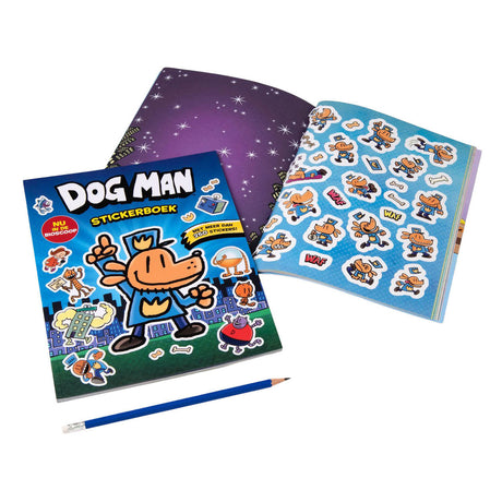 Livre d'autocollants homme-chien Centraal Boekhuis. tout