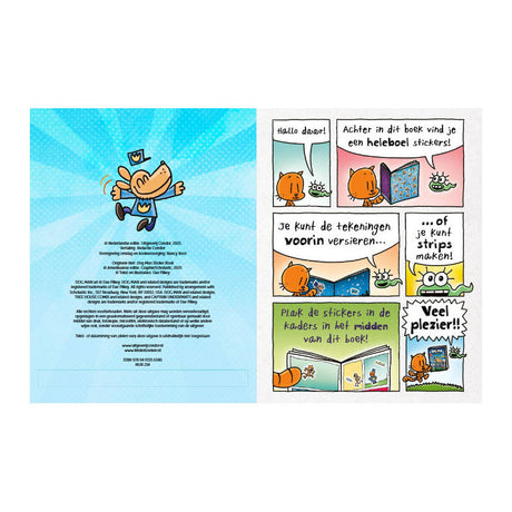 Livre d'autocollants homme-chien Centraal Boekhuis. tout