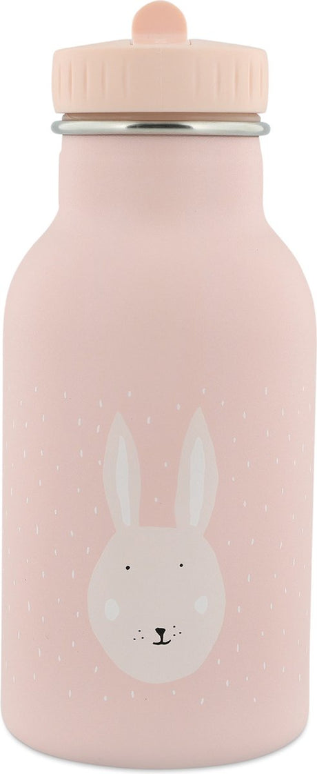 Trixie thermos drinkfles - mrs. rabbit - rvs waterfles voor kinderen - lekvrije fles - 350ml - roze