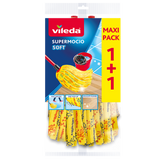 Vileda supermocio vadrouille en microfibre douce 2 pièces