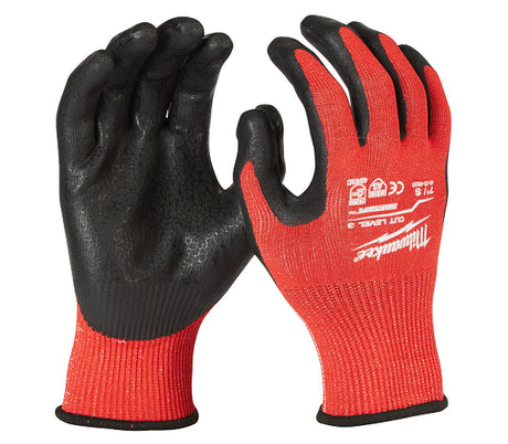 Gants trempés Milwaukee coupe classe 3. gants coupe niveau 3 - m 8 - 1pc - 4932471420