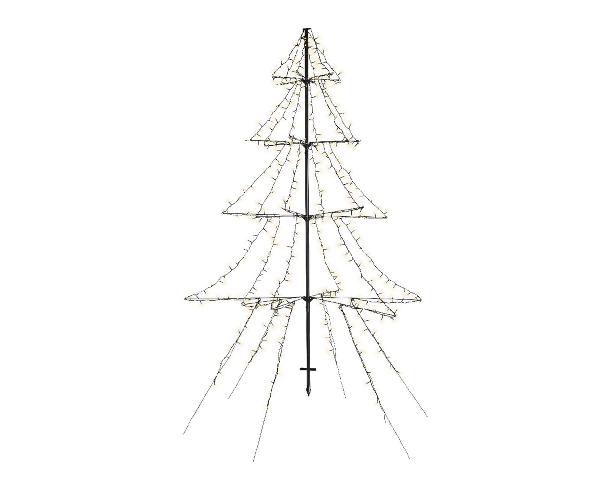 Éclairage extérieur LED en forme de sapin de Noël Lumineo 200