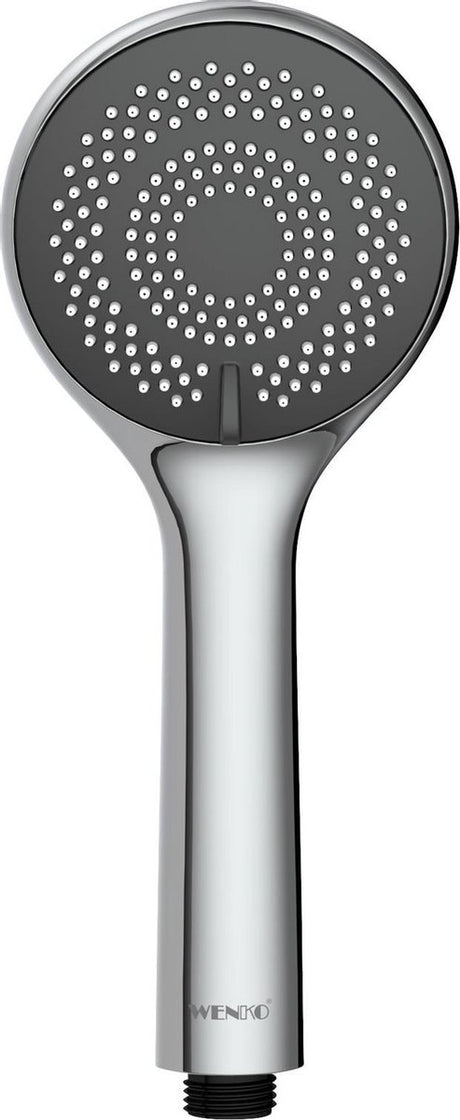 Wenko douchette à main économie d'eau - ø95mm - 3 types de jets - chrome - pomme de douche - économie d'eau