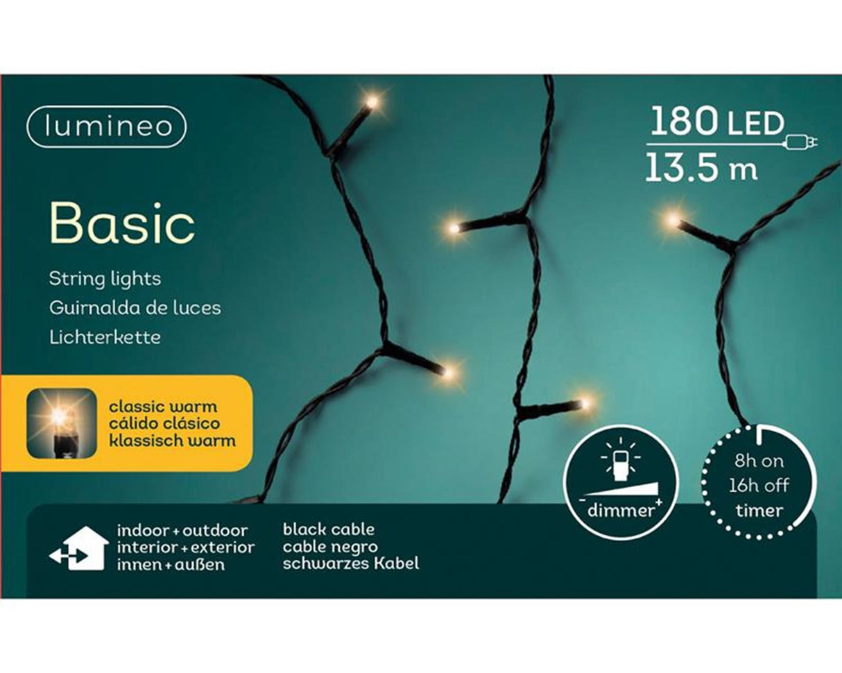 Lumineo Lumières de Noël basic 180l classicwarm