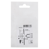 Mack 1071220 - brievenkastslotje zwart 16mm | 5 stuks