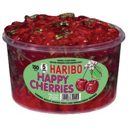 Gommes aux fruits haribo 871956 cerises heureuses 150 pièces