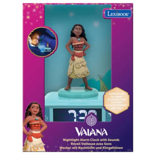 Lexibook vaiana réveil veilleuse avec sons
