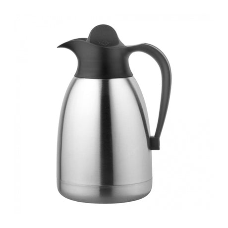 Pichet isotherme inox bouchon noir (1,5 litre)