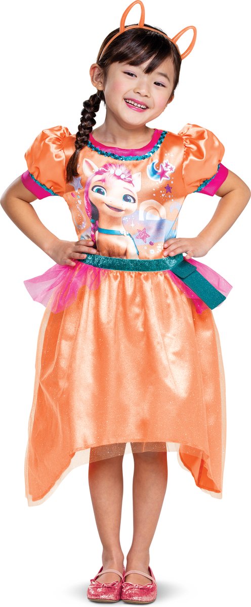 Déguisement mon petit poney, robe en plomb sunny starscout m (7-8)