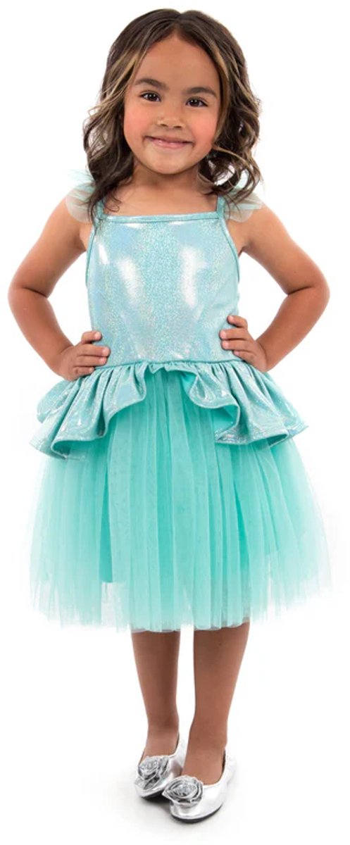 Petites aventures – robe tutu bleu sarcelle – taille m (98-104)