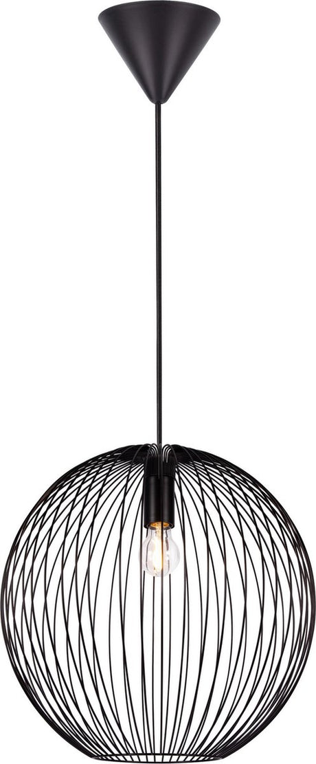 Nordlux beroni 35-suspension-e27-métal-noir