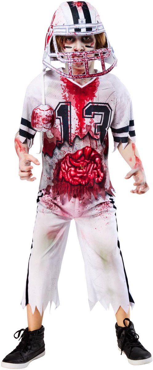 Déguisement enfant Rubies zombie footballeur américain - - taille 11-13 ans