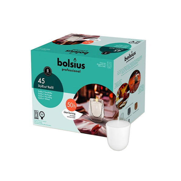 Recharges Bolsius styleco (45 pièces)
