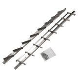 Mack 1074592 - multiflex shutters 96 cm rvs | 2 stuks