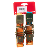 Mack 1072105 - 2 spangordels pe, ratelspanner25mm-4m max 500kg | 5 stuks