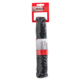 Mack 1072119 - elastiektouw zwart streng 6mm 10m | 5 stuks
