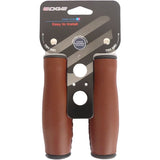 Edge City Gatchles - 135 mm en cuir artificiel marron foncé