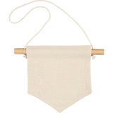 Bannière murale Creativ company, forme pointue, h : 16,5 cm, l : 15 cm, 300 g, naturel clair, 2 pièces 1 boîte