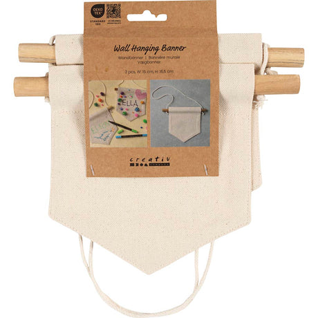 Https : www.ccobby.nl bannière murale-forme-pointue-h-16-5-cm-l-15-cm-300-gr-light-natural-2-piece-1-box