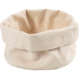 Paniers en tissu Creativ company, h : 14,5 cm, d 20 cm, 385 g, naturel clair, 2 pièces 1 boîte