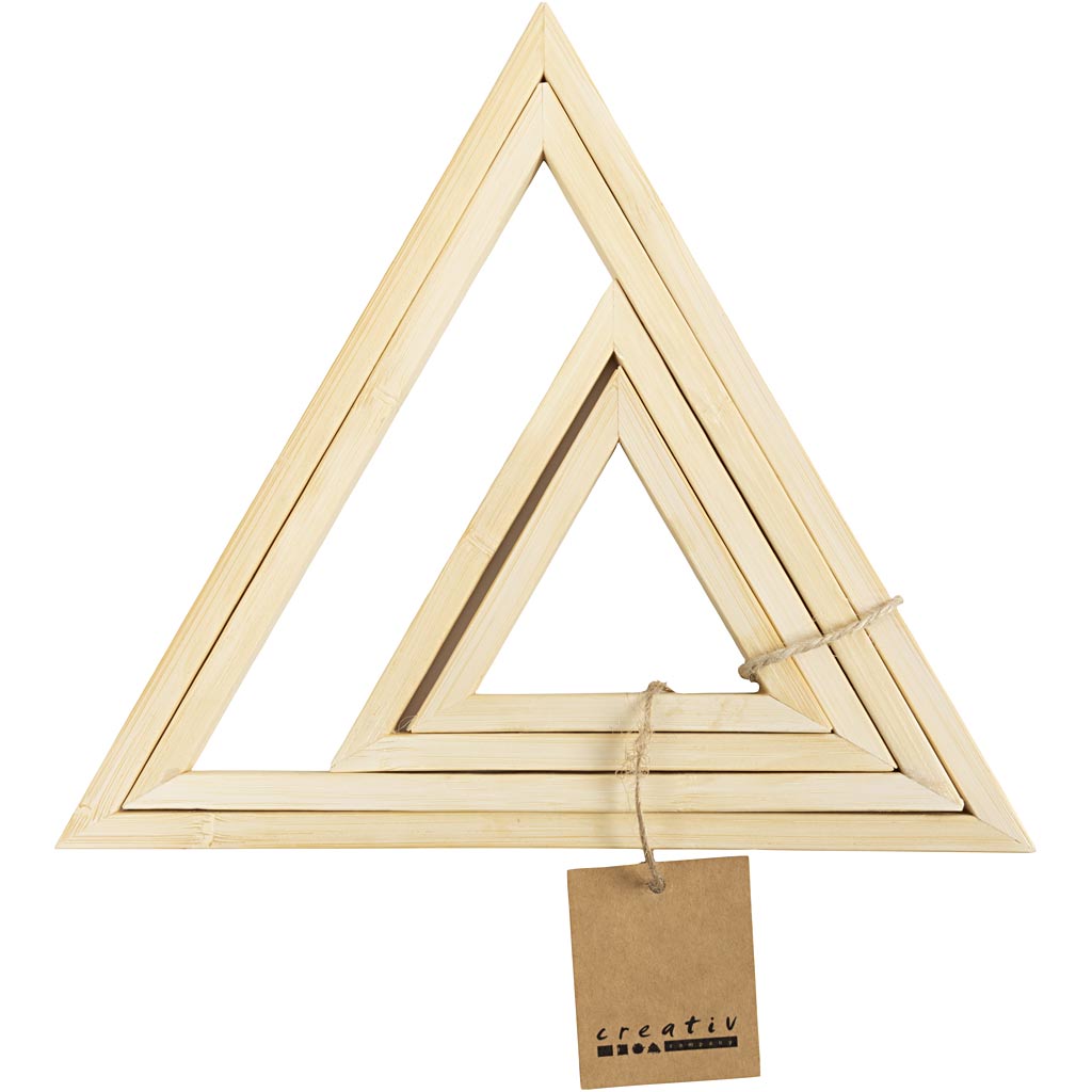 Cadres Creativ company, triangle, dimensions 9x12+18x21 cm, 2 pièces 1 boîte