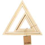 Cadres Creativ company, triangle, dimensions 9x12+18x21 cm, 2 pièces 1 boîte