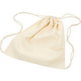 Sac d'entreprise Creativ avec cordon, taille 37x41 cm, 115 g, naturel clair, 3 pièces 1 boîte