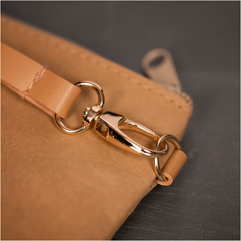 Creativ Company Faux En cuir sac marron, 21x18cm