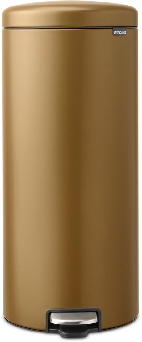 Poubelle Brabantia newicon - 30 litres - laiton chaud