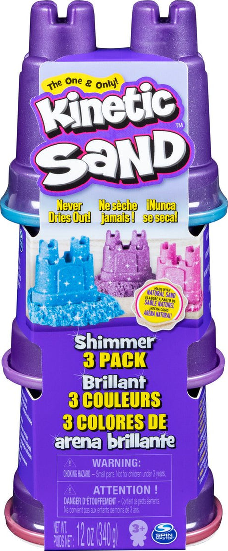 Spinmaster cinétique sable scintille 3 pack | 4 pièces