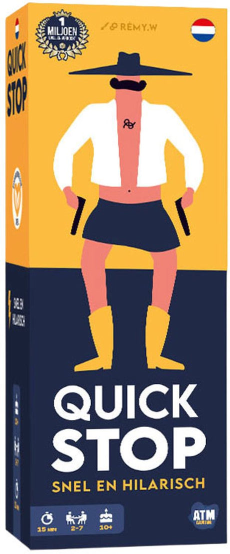 Asmodee quickstop kaartspel - 2 tot 7 spelers
