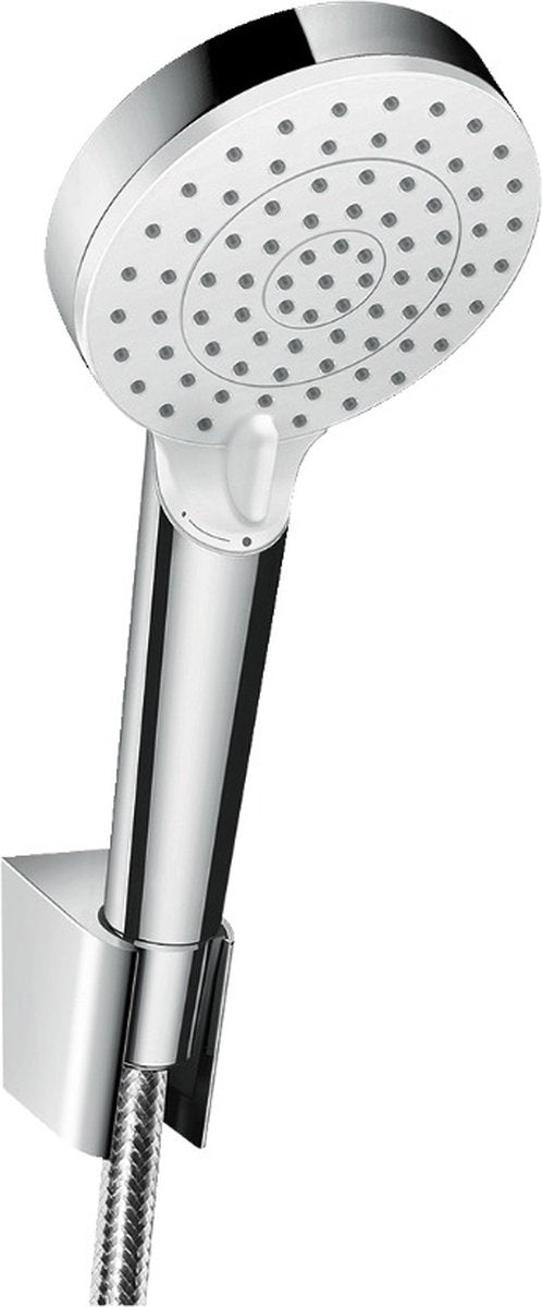 Hansgrohe crometta vario porter set de douche ecosmart avec flexible 125cm blanc chromé
