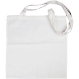 Sac d'entreprise Creativ avec anse longue, taille 38x42 cm, 130 g, blanc, 1 pièce