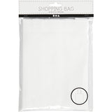 Sac d'entreprise Creativ avec anse longue, taille 38x42 cm, 130 g, blanc, 1 pièce