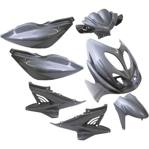 Jeu de plaques de chant 9 pièces pour Yamaha Aerox jusqu'à l'année de construction 2014 - anthracite