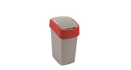 Conteneur à déchets Curver, rouge argenté