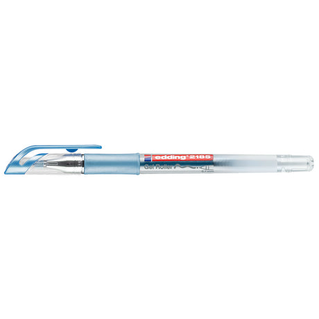 Edding 2185 • rouleau gel 0,7 mm bleu métallisé