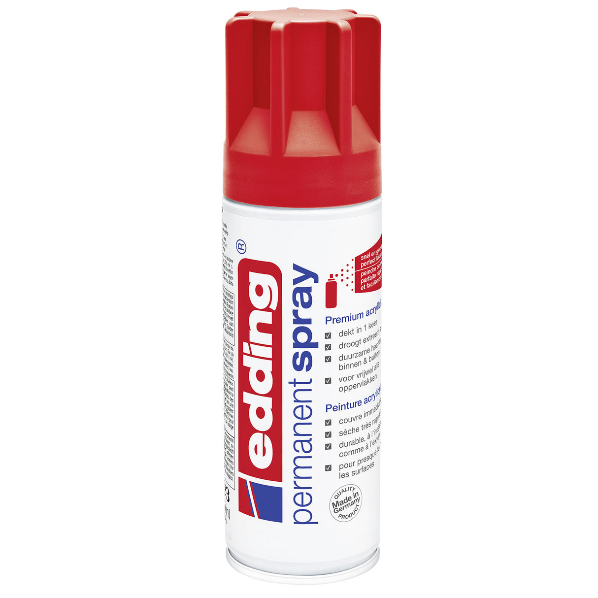 Edding 5200 • peinture acrylique permanente premium en spray rouge signalisation mat