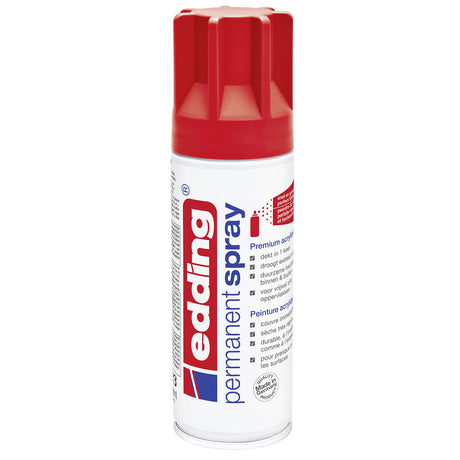 Edding 5200 • peinture acrylique permanente premium en spray rouge signalisation mat